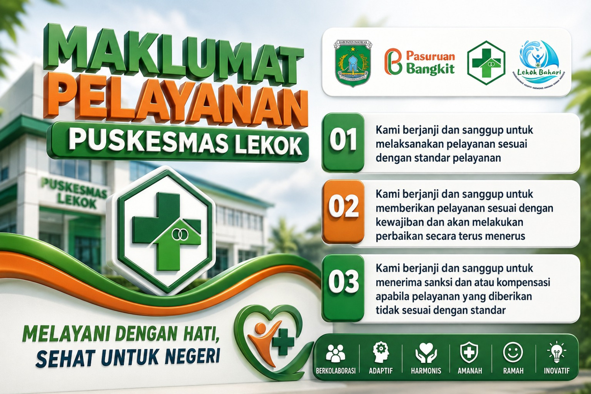 Maklumat Pelayanan Puskesmas Lekok 2026